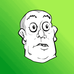Face Melt Turning To Skull GIF