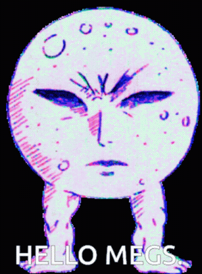 Face Saying Hello Megs GIF