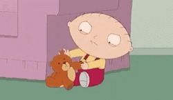 Face Slap Stewie To Teddy Bear Family Guy