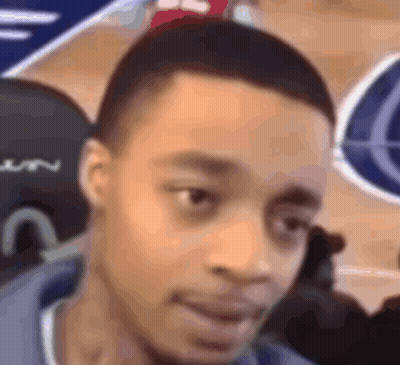 Face With Basketball Court Background GIF