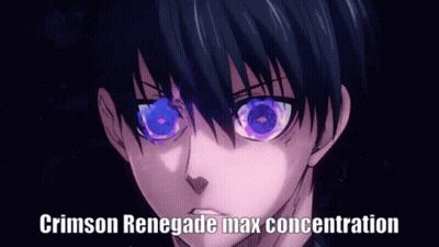 Face With Purple Eyes Crimson Renegade Max Concentration GIF