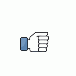 Facebook Fist Thumbs Up Finger Guns