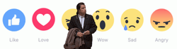 Facebook Like Button And John Travolta Meme GIF