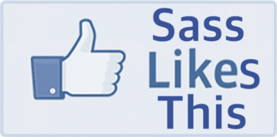 Facebook Like Button Saying Sass Likes This GIF