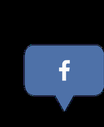 Facebook Speech Bubble Logo