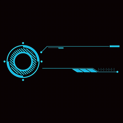 Facesearchai Logo Black Background Circle GIF