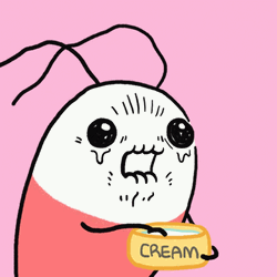 Facial Cream Shrimp Cartoon