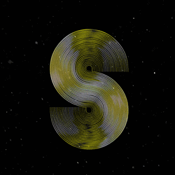 Fading Smoky Letter S GIF