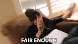 Fair Enough Guy Listening GIF