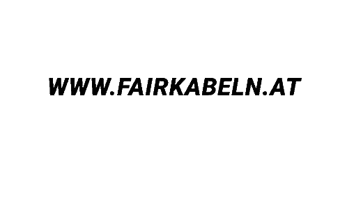 Fairkabeln Logo Sticker