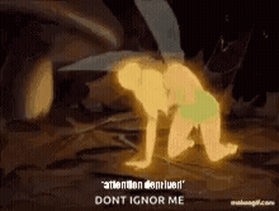 Fairy Crawling Saying Dont Ignore Me GIF