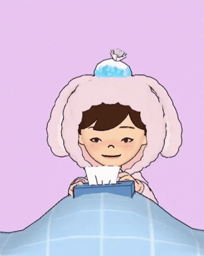 Fairy Flying In Blue Sky With Word Fairy GIF