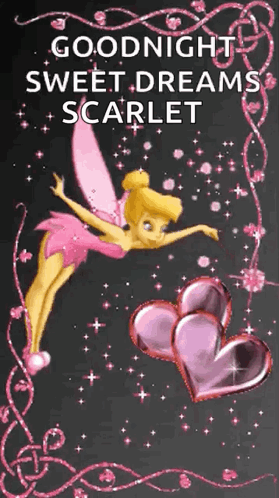 Fairy Flying With Hearts Goodnight Scarlet GIF