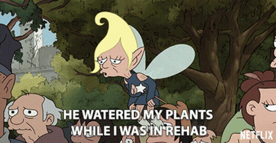 Fairy Saying He Watered My Plants While I Was In Rehab GIF