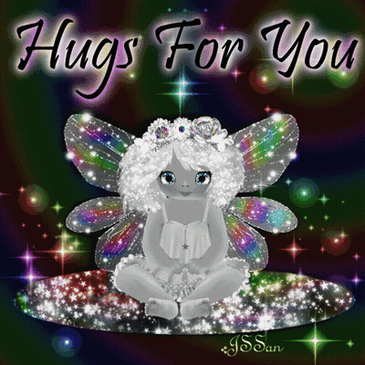 Fairy Saying Hugs For You GIF
