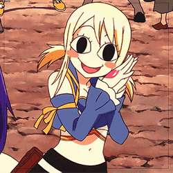 Fairy Tail Excited Lucy