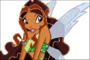 Fairy With Wings Sitting Sticker