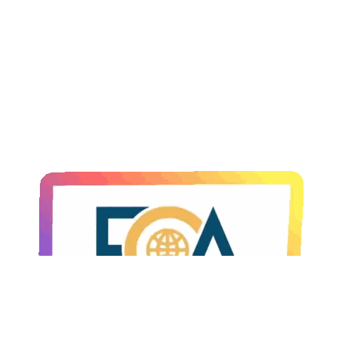 Faizan Online Academy Logo With Rainbow Frame Sticker