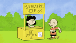 Fake Doctor Peanuts Cartoon GIF