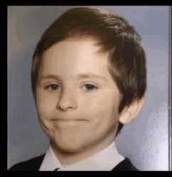 Fake Smile Smirk Sealed Lips GIF
