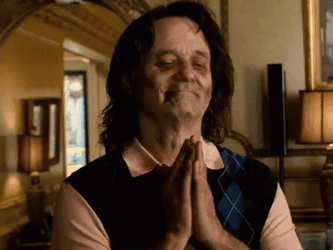 Fake Zombie Bill Murray Emotional GIF