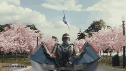 Falcon Of Avengers Spread His Wings GIF