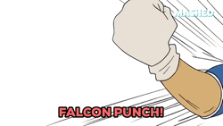 Falcon Punch Drawing GIF