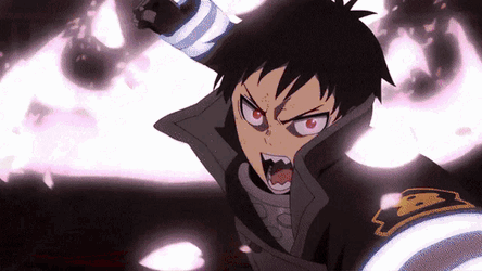 Falcon Punch Fire Force GIF
