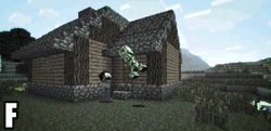 Falcon Punch Minecraft Style GIF