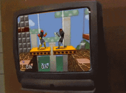 Falcon Punch TV Explosion GIF