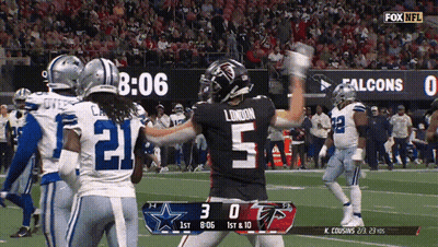 Falcons Vs Cowboys Football Game On Fox NFL GIF