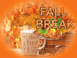 Fall Break In Orange Theme Wallpaper GIF