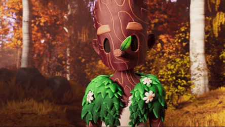 Fall Leaf Woodies Tree Smiling GIF