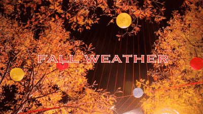 Fall Weather Sign GIF