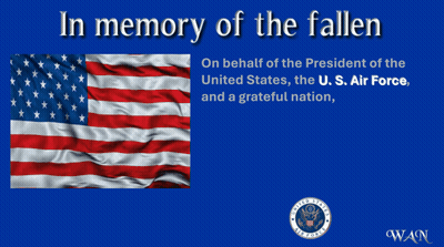 Fallen Memorial President US Air Force Grateful Nation GIF