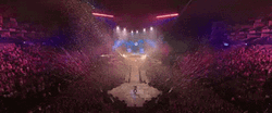 Falling Confetti Big Concert GIF