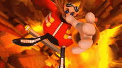 Falling Doctor Eggman  GIF