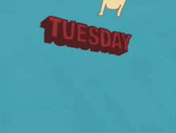 Falling Down Tired Tuesday GIF