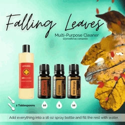 Falling Leaves Essential Oils Spray Bottles GIF