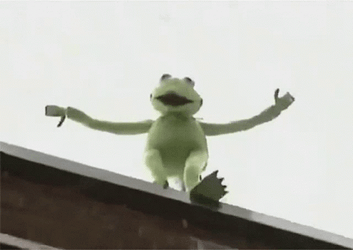 Falling Loop Kermit The Frog GIF