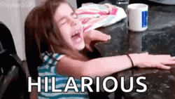 Falling Off Chair Laughing Hilarious GIF