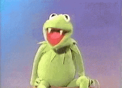Falling Over Kermit The Vampire Biting GIF