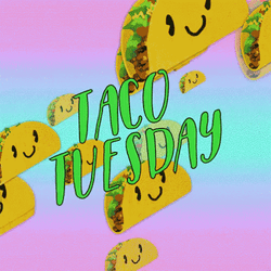 Falling Tacos For A Happy Taco Tuesday GIF