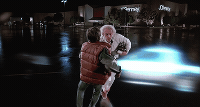 Falling With Style On Brown Background GIF