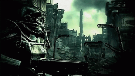 Fallout 3 Cinematic New Vegas  GIF