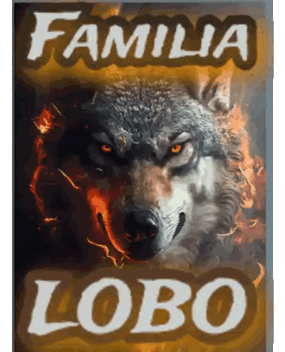 Familia Lobo Wolf Sticker