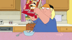 Family Guy Chris Griffin Eating GIF
