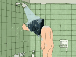 Family Guy Darth Vader Showering GIF