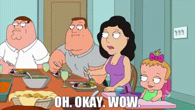 Family Guy Family Eating And Talking GIF