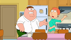 Family Guy Lois Face Smack Peter GIF
